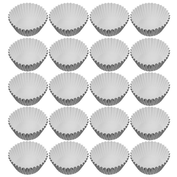 Dytern cupcake liner 100Pcs Egg Tart Pudding Cups Baking Molds Aluminum Foil Paper Cups Round Mini Egg Tart Cases Mold for Cake Tarts Cupcake Home Baking Supplies,2.76"X2.76"X1.18"