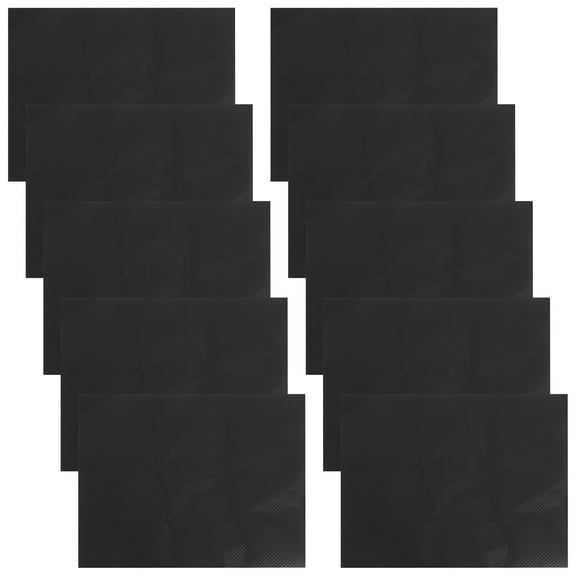 WRISTBIQUE Wrapping Paper for Flower Bouquet Black Paper 10Pcs 19.65x14.93x0.05in