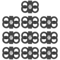 Dytern lace fastener 10pcs Shoe Cord Locks Shoelace Stoppers Shoelace Fasteners Sneakers Shoelaces Locks,0.98"X0.67"X0.39"