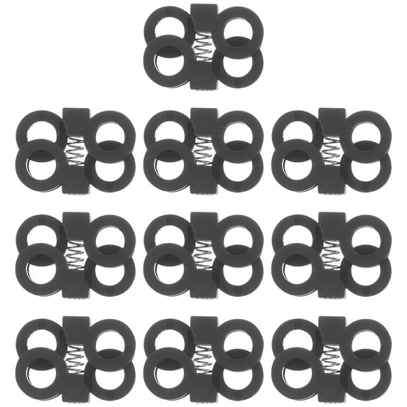 Dytern lace fastener 10pcs Shoe Cord Locks Shoelace Stoppers Shoelace Fasteners Sneakers Shoelaces Locks,0.98"X0.67"X0.39"