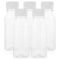 Dytern milk bottle 5pcs Empty Yogurt Bottles Milk Juice Containers Multipurpose Beverage Packing Bottles,4.72"X1.57"X1.57"