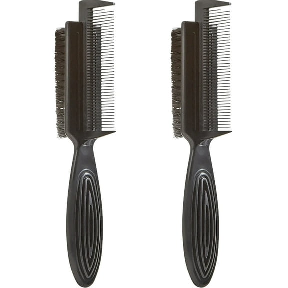 Dytern parting comb 2pcs Broken Hair Clean Professional Double-sided Comb Hair Brush for Styling,6.06"X1.81"X0.79"