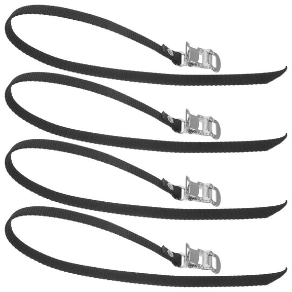 Dytern pedal straps 4Pcs Sports Bike Pedal Straps Bike Toe Straps Practical Pedal Straps Gym Adjustable Bike Pedals Straps,20.08"X0.47"X0.08"