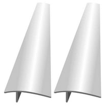 Silicone Stove Gap Covers Heat Resistant Flexible Fillers Oven Side Guards for Home White 2Pcs