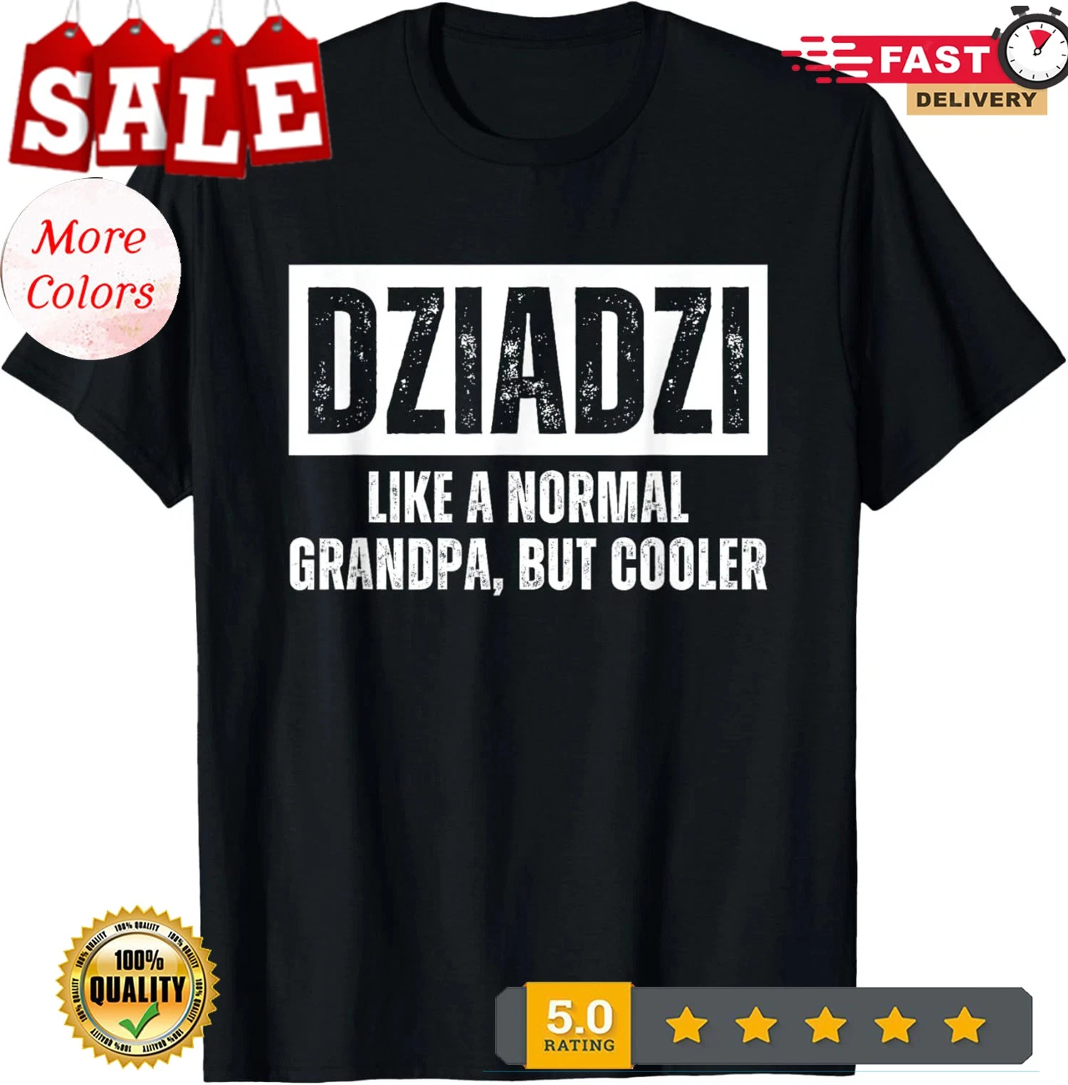 Dziadzi Polish Grandpa Definition Grandfather T-Shirt - Walmart.com