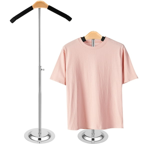 Jokapy Adjustable T-Shirt Display Rack 15-27 inch Flexible Shoulder Stand Clothes Hanger for Adult