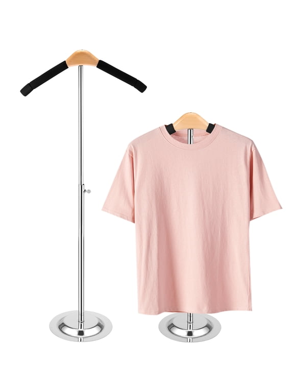 Adjustable T-Shirt Display Rack 15-27 inch Flexible Shoulder Stand Clothes Hanger for Adult
