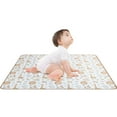 thumbnail image 1 of Dznils Baby Splat Mat for Under High Chair, Waterproof Non-Slip Lion Pattern Floor Mat, 43" x 43", 1 of 6