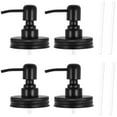 thumbnail image 1 of Dznils Mason Jar Soap Dispenser Lids with Pumps Lotion Dispenser Lids Leakproof Rustproof Hand Soap Pump Lids 4Pack, 1 of 10