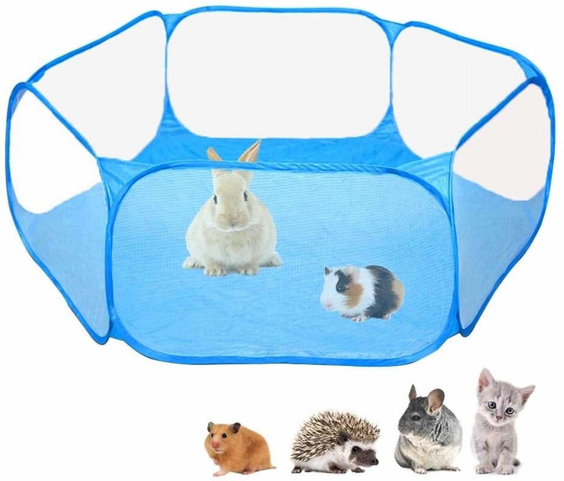 Dznils Pet Playpen Portable Open Indoor Outdoor Small Animals Cage Tent