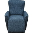 thumbnail image 1 of Dznils Recliner Slipcover Stretch Printed Fabric Furniture Chair Cover, Blue, 1 of 10