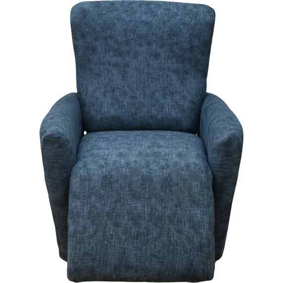 Dznils Recliner Slipcover Stretch Printed Fabric Furniture Chair Cover, Blue
