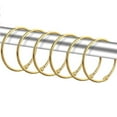 thumbnail image 1 of Dznils Rustproof Round Metal Shower Curtain Hooks Rings, Gold, Set of 24, 1 of 9
