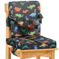 thumbnail image 1 of Dznils Toddler Booster Seat for Dining Table, with Backrest, Safety Buckles, Non-Slip Bottom, Black, 1 of 13