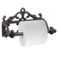 thumbnail image 1 of Dznils Vintage Wall Mounted Metal Toilet Paper Holder, Black, 1 of 9
