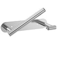 thumbnail image 1 of Dznils Wall Mounted Stainless Steel Toilet Paper Holder, Brushed Nickel, 1 of 11