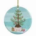 thumbnail image 1 of Dzungarian Hamster Merry Christmas Ceramic Ornament 2.8 in x 2.8 in, 1 of 3