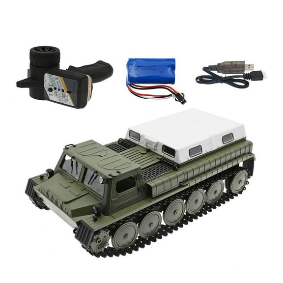 E-1 Remote Control Tank 29CM RC Tank 1/16 2.4G Electric Toys GAZ 71 Fit E-1 for Children Boys Birthday Gifts,1B