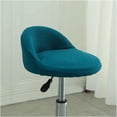 thumbnail image 1 of Mswborml Low Back Anti-Slip and Elastic Band Bar Stool Covers - 1 PC,Lake Blue, 1 of 7