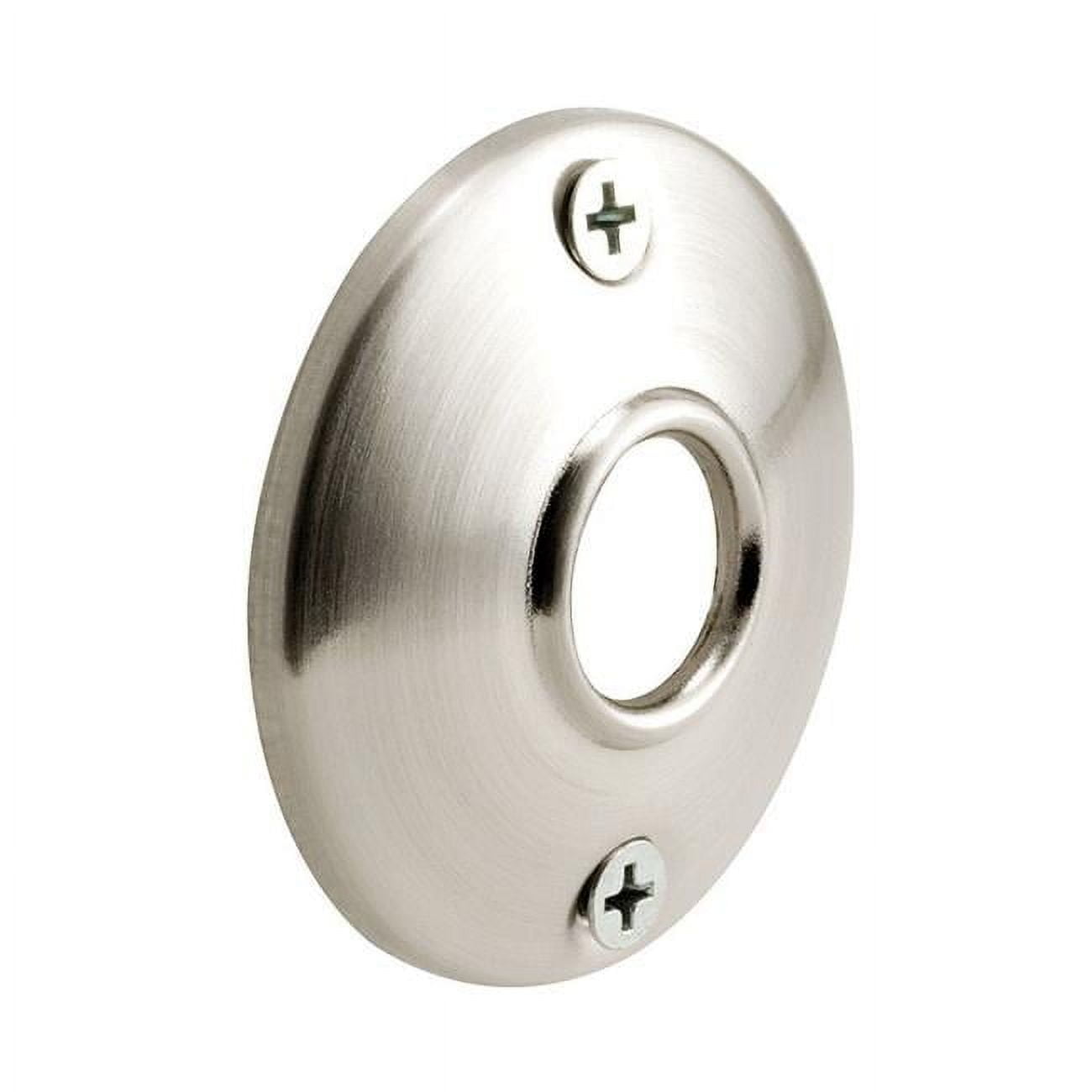 E 2542 2.50 in. Satin Nickel Door Knob Rosettes