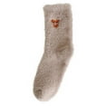 thumbnail image 1 of E 2Pc Fleece-Lined Thermal Socks, Extra Thick Warm Winter Socks For Women With Plush Interior And Mid-Calf Height For Extreme Cold And Sleeping, 1 of 7