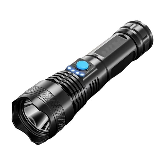 E-360 Led Strong Flashlight Usb Rechargeable Focus Beam Outdoor Long Range 500M Waterproof Emergency