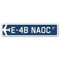 thumbnail image 1 of E-4B Naoc Street Sign Air Force Aircraft Military | Indoor/Outdoor | 30" Wide, 1 of 1