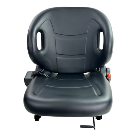 E-53710-23323-71 DirectFit™ Black Vinyl Non-Suspension Seat for Toyota Forklift