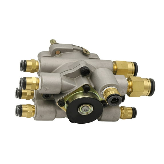E-8P Heavy Duty Dual Foot Valve - Air Brake Single Check Valve Replaces 800367, Navistar 2506-079-C91, OE Aftermarket 3522878, Bendix 800647, 2506079C91, S24231