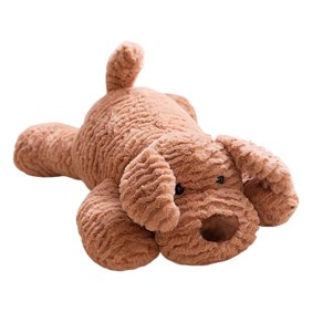 E-962 A Plush Lying Down Dog Doll Realistic Cuddle For Dog Lovers #GC14A