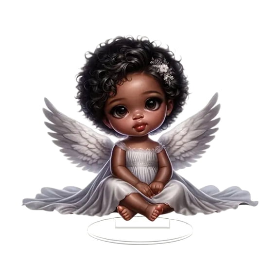 E Acrylic Display Stand 2D Desktop Decor Sign Multicolor Theme Artwork Decorative Stand For Home Office Desk 7.9 X 6.3 X 3.14 Inches Handcrafted Gift For Holidays