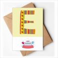 thumbnail image 1 of E Alphabet Strawberry Fruit Cute Pattern Happy Birthday Greeting Cards Envelopes Blank, 1 of 4