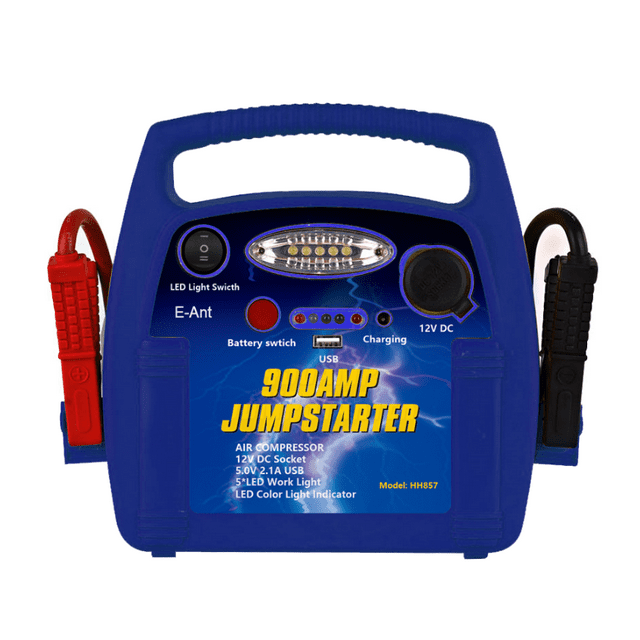EAnt Jump Starter with Air Compressor, 900A Peak Jump Starter, 260 PSI