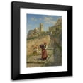 thumbnail image 1 of E. Augusto Lovatti 17x24 Black Modern Framed Museum Art Print Titled - Street on Capri (1884), 1 of 5