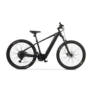 Ozark Trail 27.5" M.2 Ridge+ Electric Mountain Bike, Class 1 Mid-Drive, Small Frame, Fits Riders 5'0"-5'6", Black, Adult, Unisex, Online Only