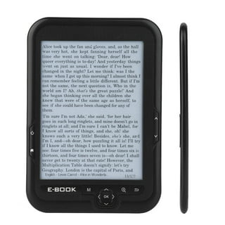  Portable E Readers Devices, 7in HD Color Screen E Book Reader,  4GB 8GB 16GB of Storage, E Reader Books with A Protective Cover, Supports  for EPUB PDF TXT FB2 PDB, 800x480 (