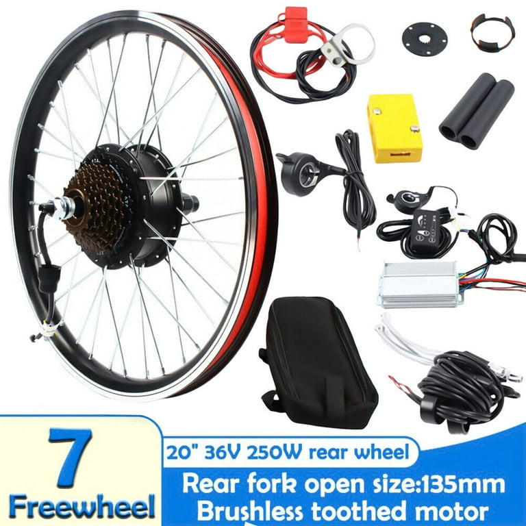 Rear Wheel 20 Inch Electric Bike Conversion Kit With Battery