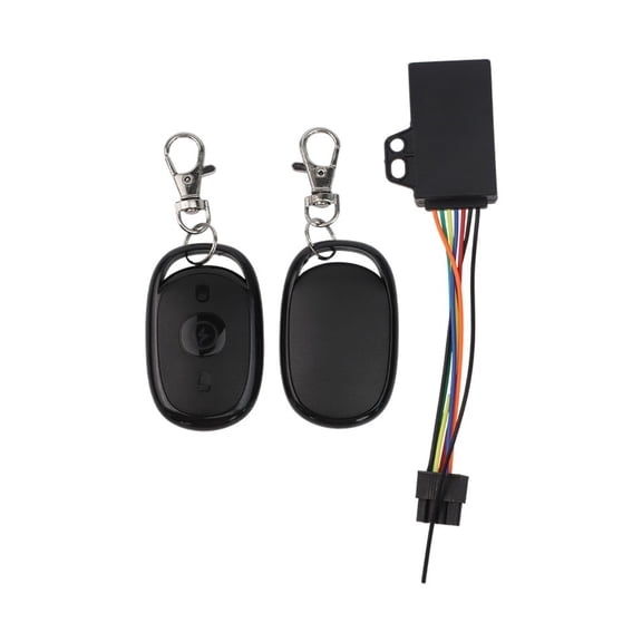 E-Bike Electric Vehicle Anti-Theft Alarm Dual Remote Control One-Button Start Alarm Dual Remote Control Accessories