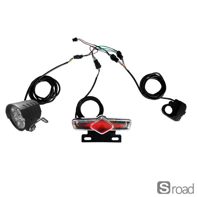 Photo inspiration: Electric Motorcycle Taillight Conversion Kit Reference: E Bike Headlight And Taillight Set 36 60V Waterproof Led