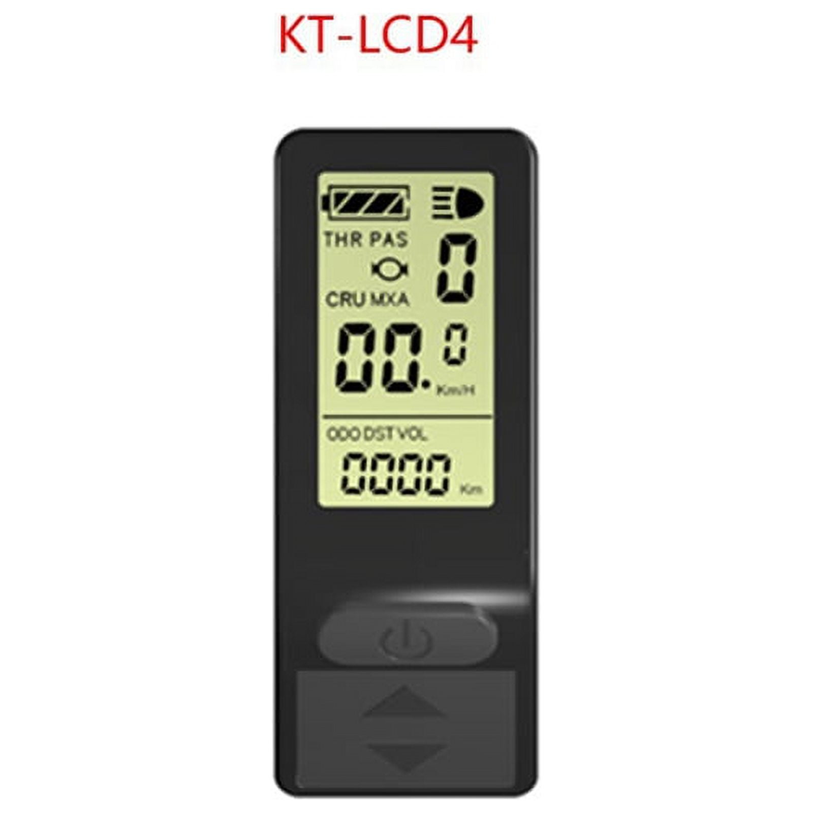 Ebike pantalla LED KT LCD4 con Julet de 5 pin, conector impermeable