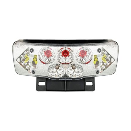 E-Bike Led Turn Signal Taillight (36/48V 6-Pin) -2-In-1 Brake Light & Compact Small Tail Lamp Essential For Night Cycling Safety