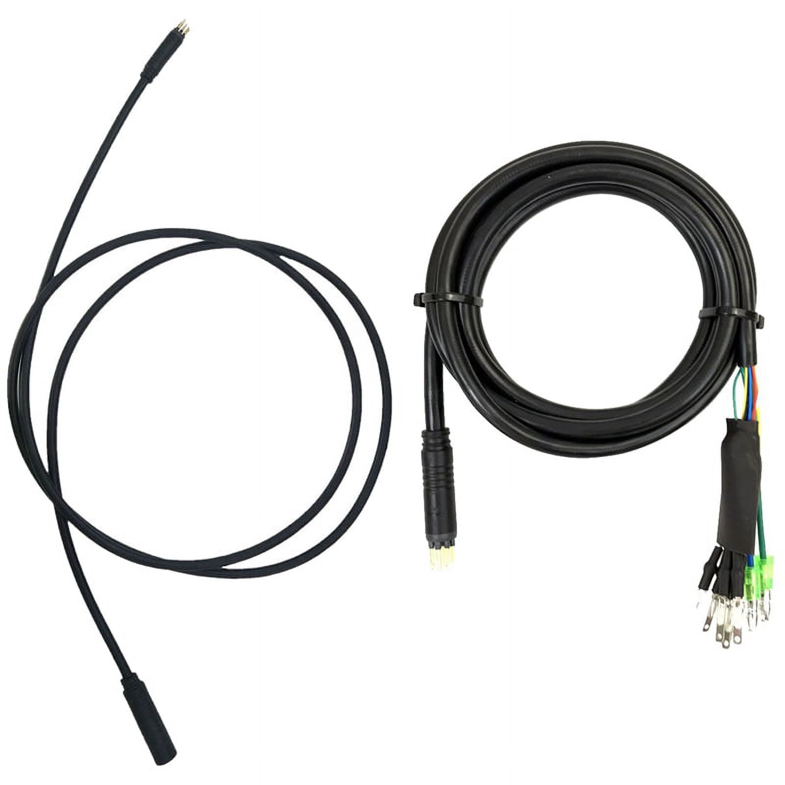 9 Pin Wheel Hub Motor Cable 60cm EBike Motor Extension Cable Female To Male Connector For E Bike Acc