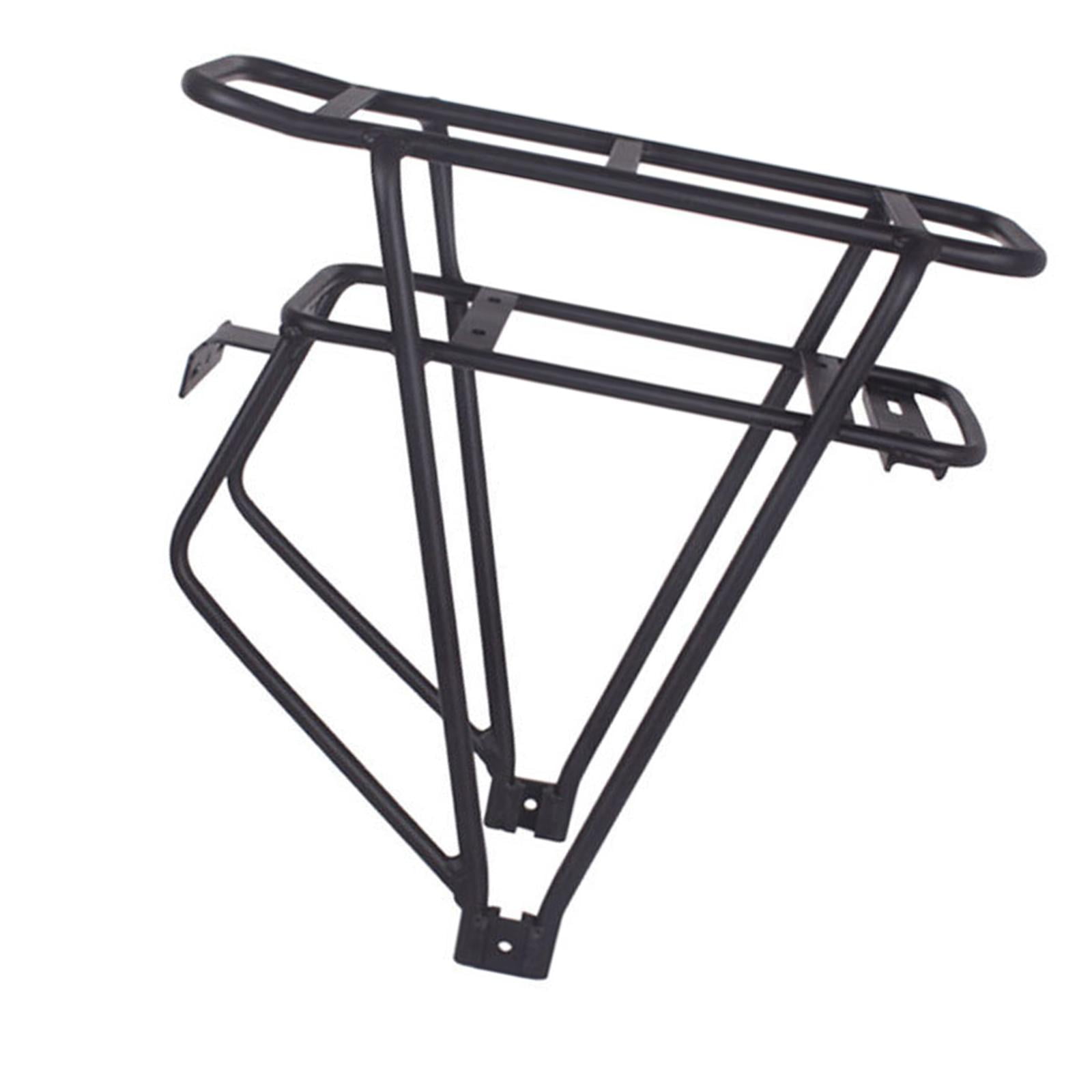 E Bike Rear Rack Battery Holder Metal Construction Double Layer Cargo ...