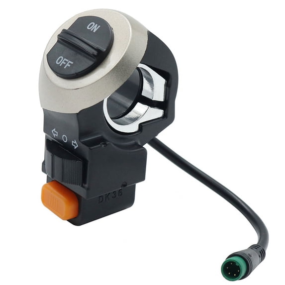 E-Bike Switch Electric Scooter Front Lamp Signal Horn Turn Light On/Off ...