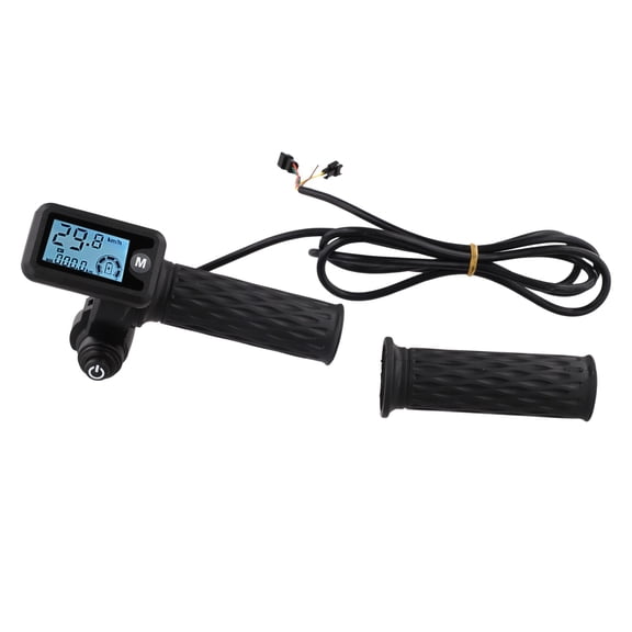 E-Bike Throttle Grip Electric Scooter Throttle Grips Lcd Display 36/48/60/72V E-Bike Accessories Bicycle Handlebar With Display