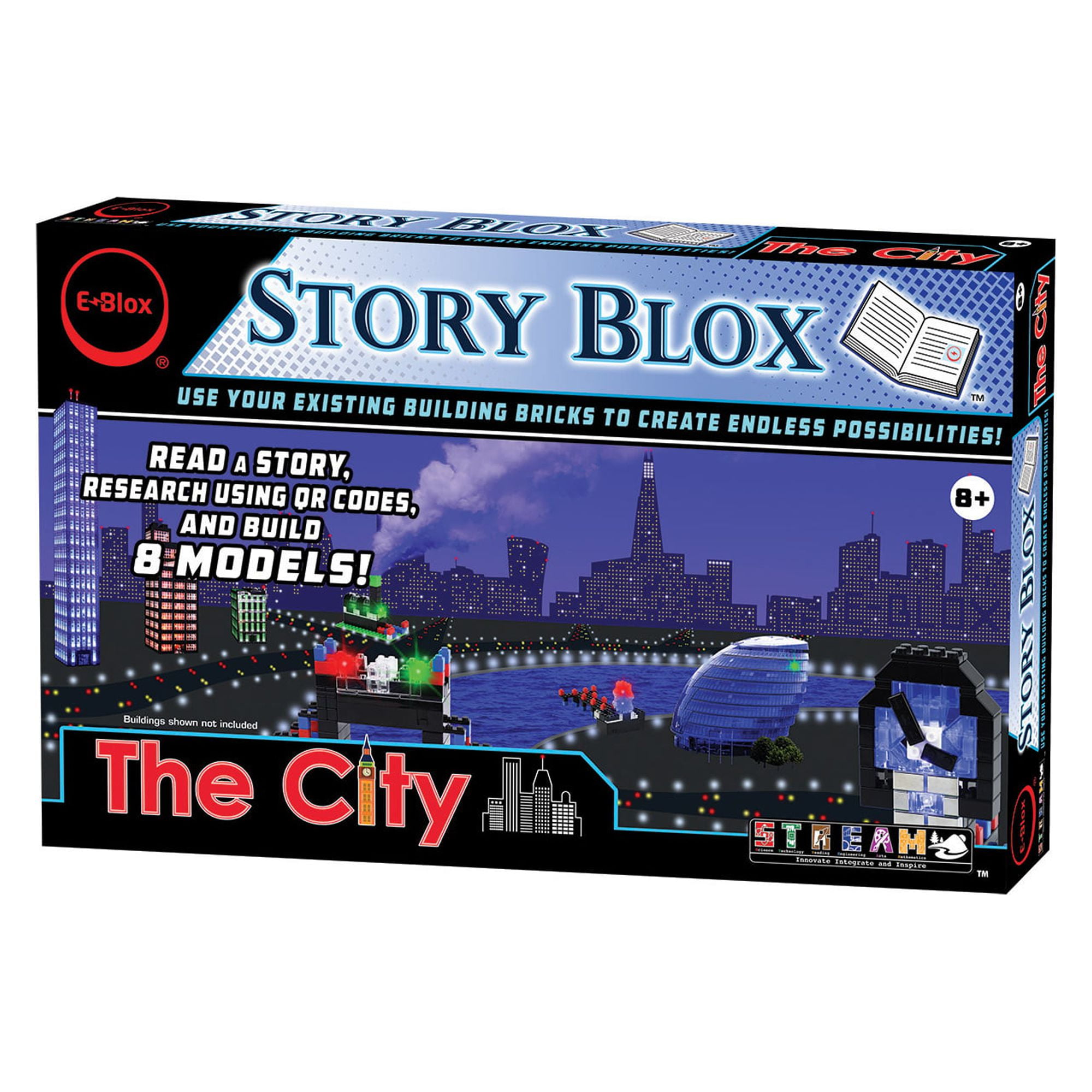 e-blox stories-the  Buildingセット E-Blox - Story Blox - The City Edition - Walmart.com