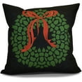 thumbnail image 1 of E By Design Gate Wreath Decorative Pillow, 1 of 2