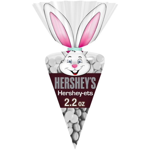 HERSHEY'S HERSHEY-ETS Candy Coated Milk Chocolate, Easter Candy Bag, 2.2 oz