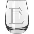 thumbnail image 1 of E Celtic Monogrammed Etched 15.25oz Libbey Stemless Wine Glass, 1 of 1