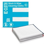 E-Cloth 2 Wash & Wipe Dish Cloths, Perfect Chemical Free Cleaning With Just Water, 99% Antibacterial